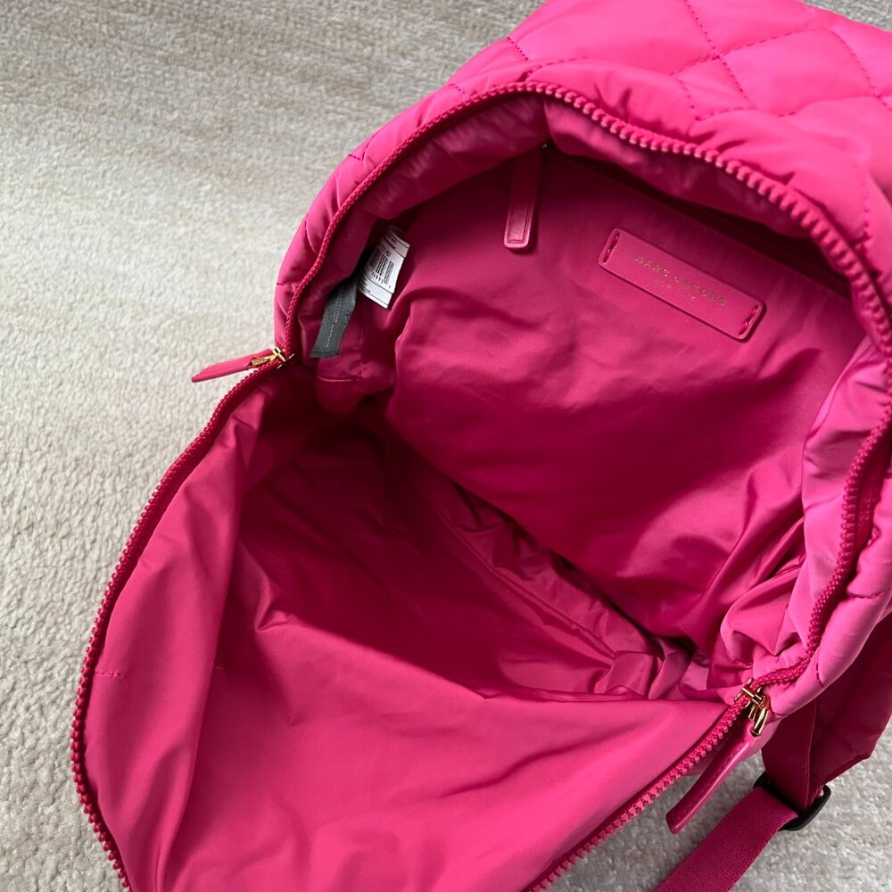 Marc Jacobs Fuchsia Quilted Mini Backpack - Picture 10 of 14